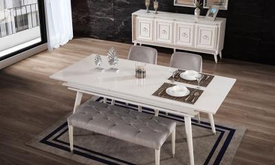 Palermo Beyaz Yemek Odası